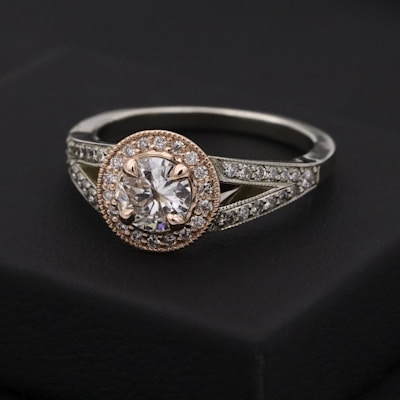 Custom Diamond Engagement Ring
